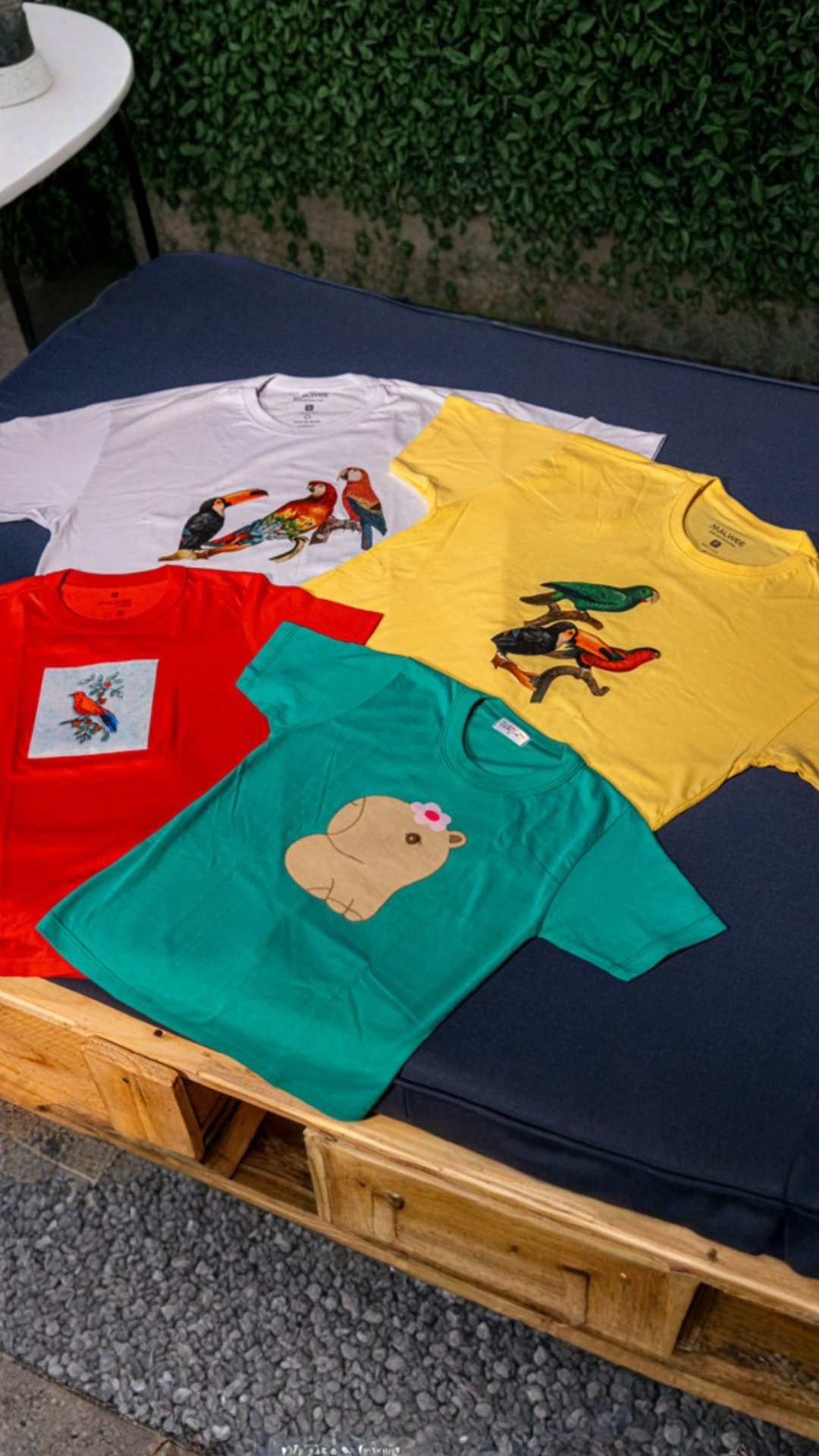 Camiseta Estampada Mata Atlântica – Infantil / Adulto - Ateliê Samaruka