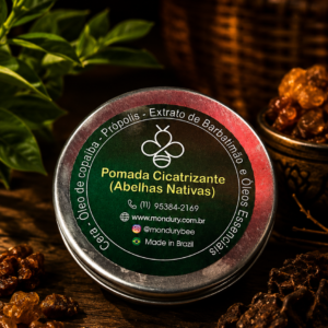 Pomada Cicatrizante Natural – Meliponário Mondury