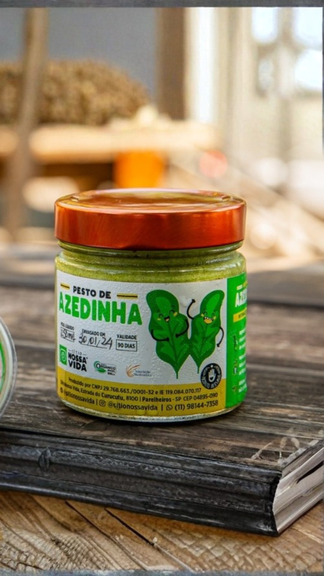 Pesto de Azedinha - Sítio Nossa Vida - Imagem 2